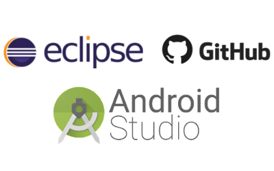 Eclipse, Github, Android Studio