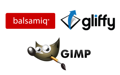 Balsamiq, Gliffy, GIMP